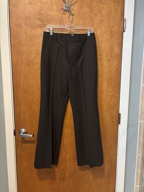 Madewell Dark Brown High Rise Bootcut Trousser Size 6